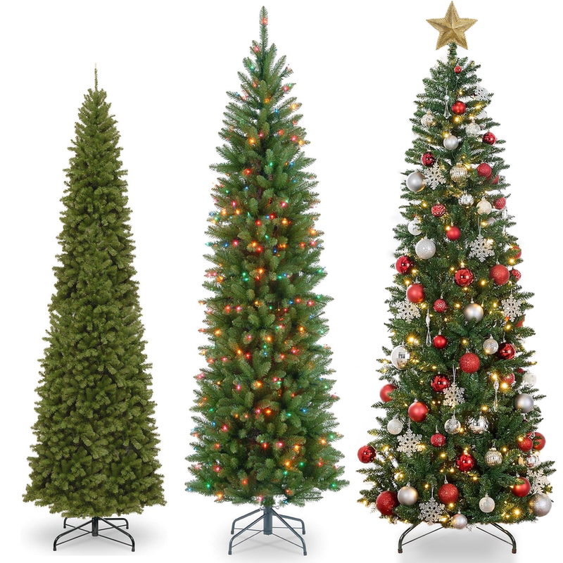 Christmas Decorations Pencil Tree Set Artificial Dense Christmas Tree Narrow Tall Home DIY Ornaments Christmas Decorations Pencil Tree Set Artificial Dense Christmas Tree Narrow Tall Home DIY Ornaments