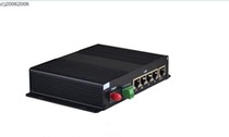 4-way gigabit network multi-service RS485 data switch audio optical transceiver electronic police project optical transceiver