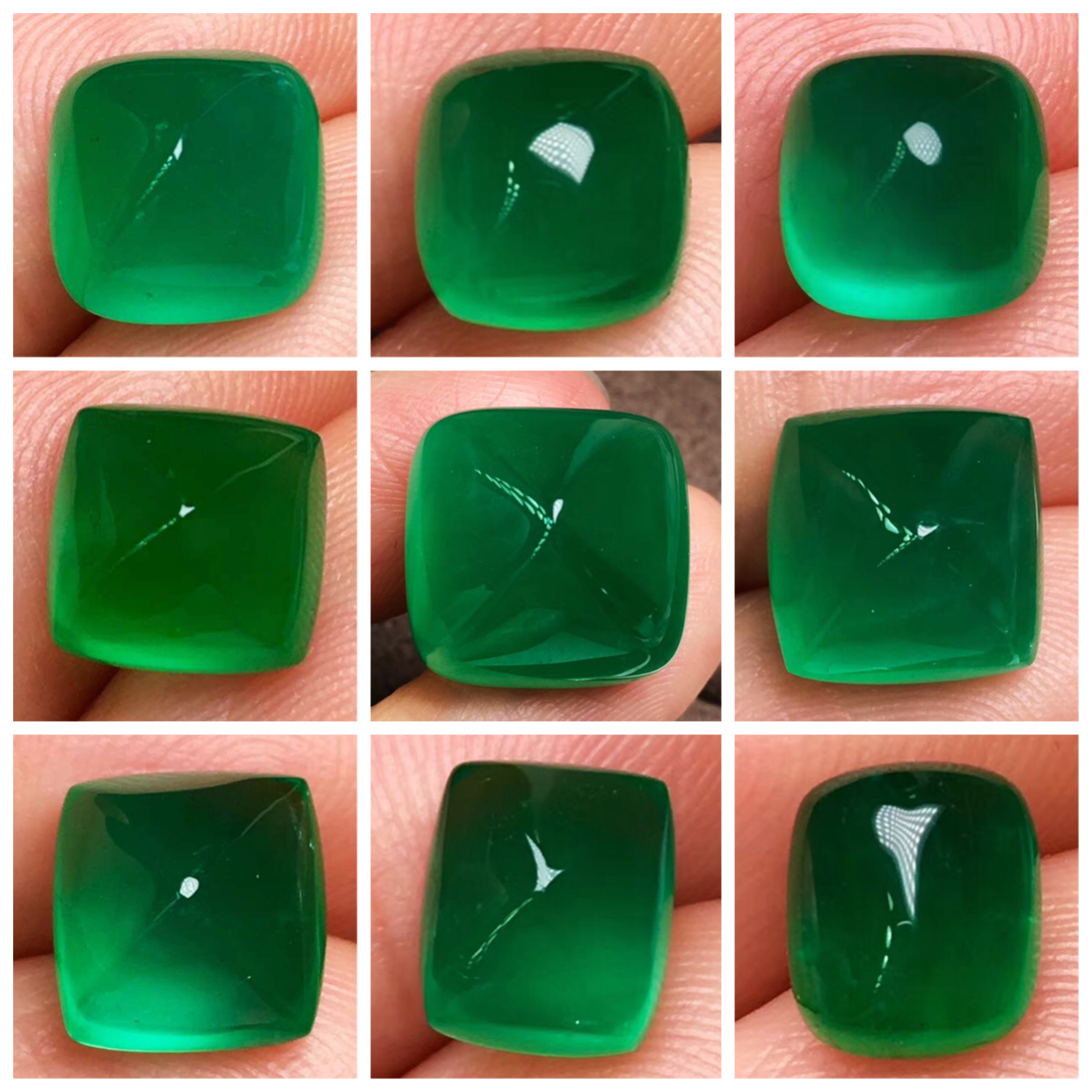 December 31 on new 1-12 carat natural emerald sugar tower bare stone Colombia Zambian swat gemstone