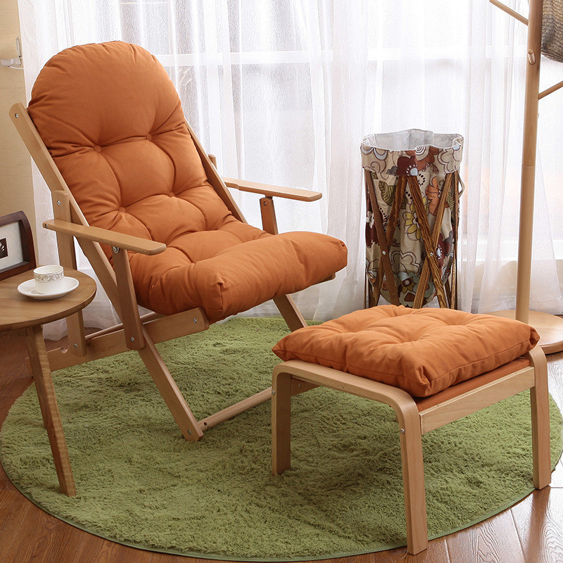 Recliner Folding Chair Pregnant Women Nap Nap Chair Backrest Balcony Leisure Outdoor Beach Chair Home Bean Bag