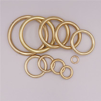 Pure copper seamless copper ring ring Solid copper ring bag accessories Brass seamless circle Leather hardware accessories