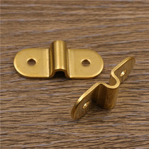 Pure copper premium luggage hardware accessories Japanese version brass arch bridge handmade leather bag handle handle can be equipped with D-ring square ring