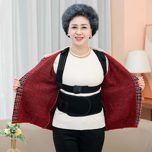 Special hunchback corrector for middle-aged and elderly people, adult back posture correction belt to correct and improve spinal straightness, back artifact and scoliosis