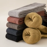 Демисезонные флисовые удерживающие тепло высокие нескользящие высокие сапоги, наколенники, гольфы, носки, увеличенная толщина