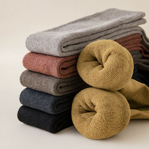 Демисезонные флисовые удерживающие тепло высокие нескользящие высокие сапоги, наколенники, гольфы, носки, увеличенная толщина