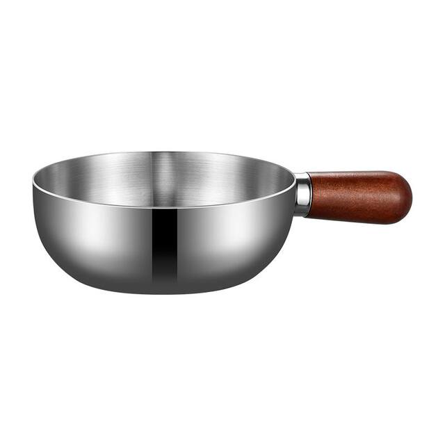 Instant noodle bowl, stainless steel snack bowl, bowl with handle, egg bowl, household single bowl, salad dish, dessert bowl, handle bowl