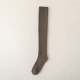 Коленные носки глубокий кофе, средний