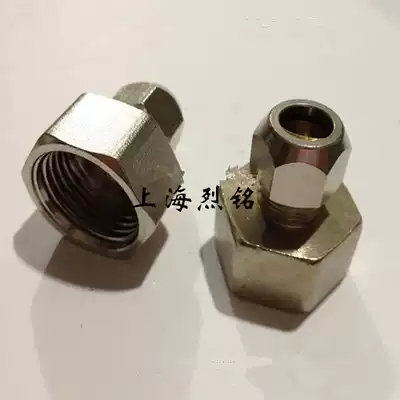 Pneumatic card sleeve inner wire straight-through copper joint 8-02 6-01 10-03 12-4 Copper pipe internal thread
