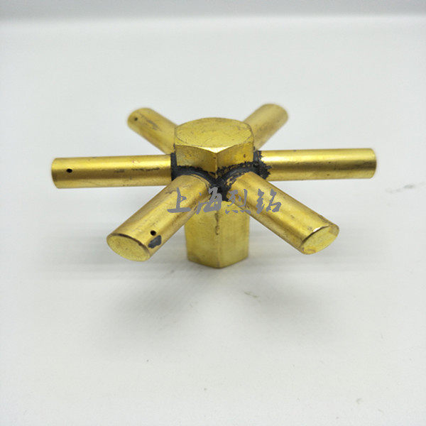 Hexagon nozzle methanol electronic gasification stove accessories alcohol-based fuel gasifier head nozzle 10*1 (need to be customized)