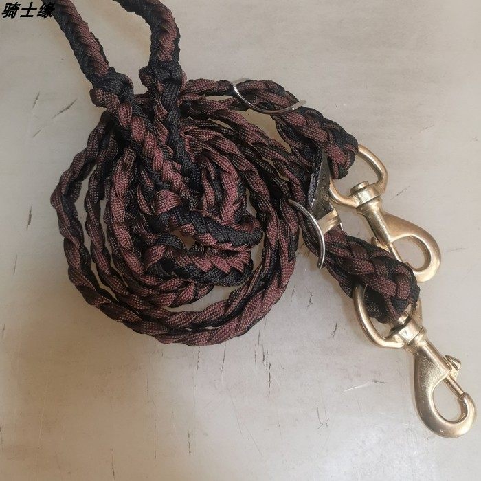 Rider Edge American Western Saddle Endurance Saddle Nylon Reins Rope Brass Fast Hanging Around Barrel Weave Short Reins Rope