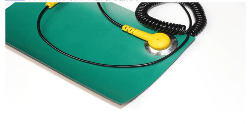 Thảm trải bàn chống tĩnh điện màu xanh lá cây Thảm cao su PVC da mờ sửa chữa kệ bàn làm việc Thảm trải bàn 2mm5mm3MM