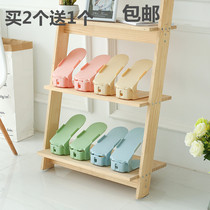 Shoe storage rack Space-saving shoe rack Shoe cabinet layered partition shoe rack Shoe holder storage finishing rack F14