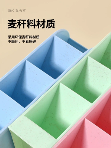 Многофункциональная подставка для ручек с четырьмя отделениями, наклонная подставка для ручек для хранения на рабочем столе. Простая прозрачная подставка для ручек в скандинавском стиле.