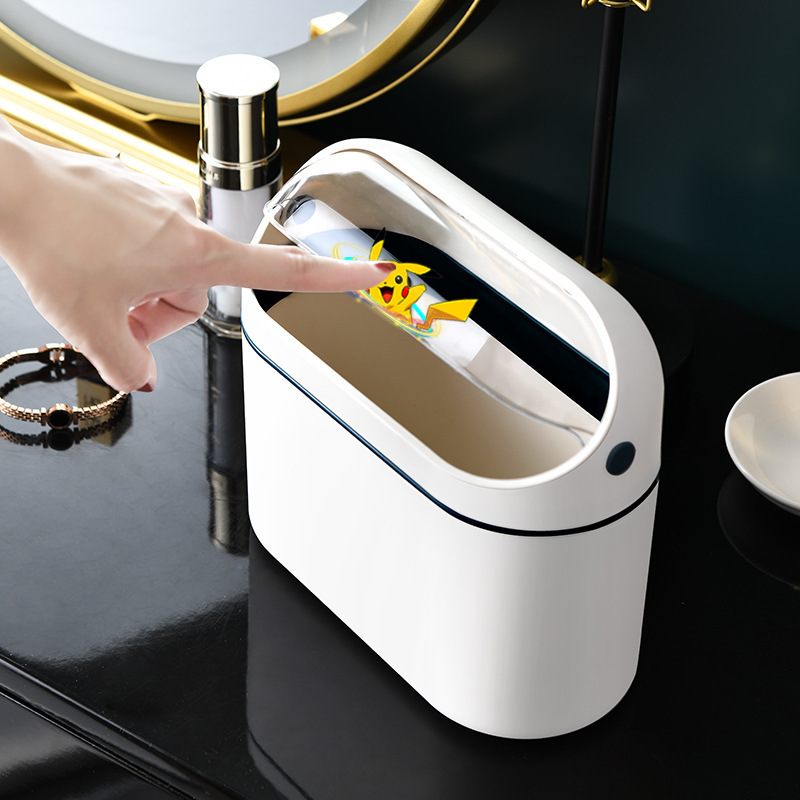 Cute Small Desktop Trash Can, Bedroom Trash Can, Bedside Wall-Mounted Mini Trash Can, Desktop Trash Can Cute Small Desktop Trash Can, Bedroom Trash Can, Bedside Wall-Mounted Mini Trash Can, Desktop Trash Can