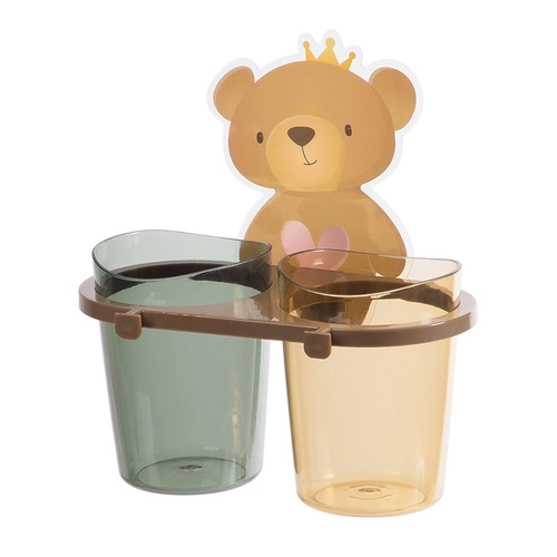 居家家 Зубная щетка, мультяшная милая система хранения, держатель для стакана, сушилка