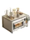 Kitchen microwave oven electric oven multi-function countertop storage rack household style stainless steel oven bracket storage