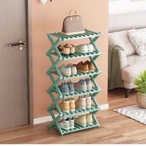 Folding shoe rack for home entrance installation-free simple multi-layer space-saving storage rack for rental house shoe cabinet for living room
