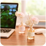 Бездымная ароматерапия из ротанга для дома, спальни, набор сухих цветов, ванная комната, туалет, бездымное эфирное масло лаванды