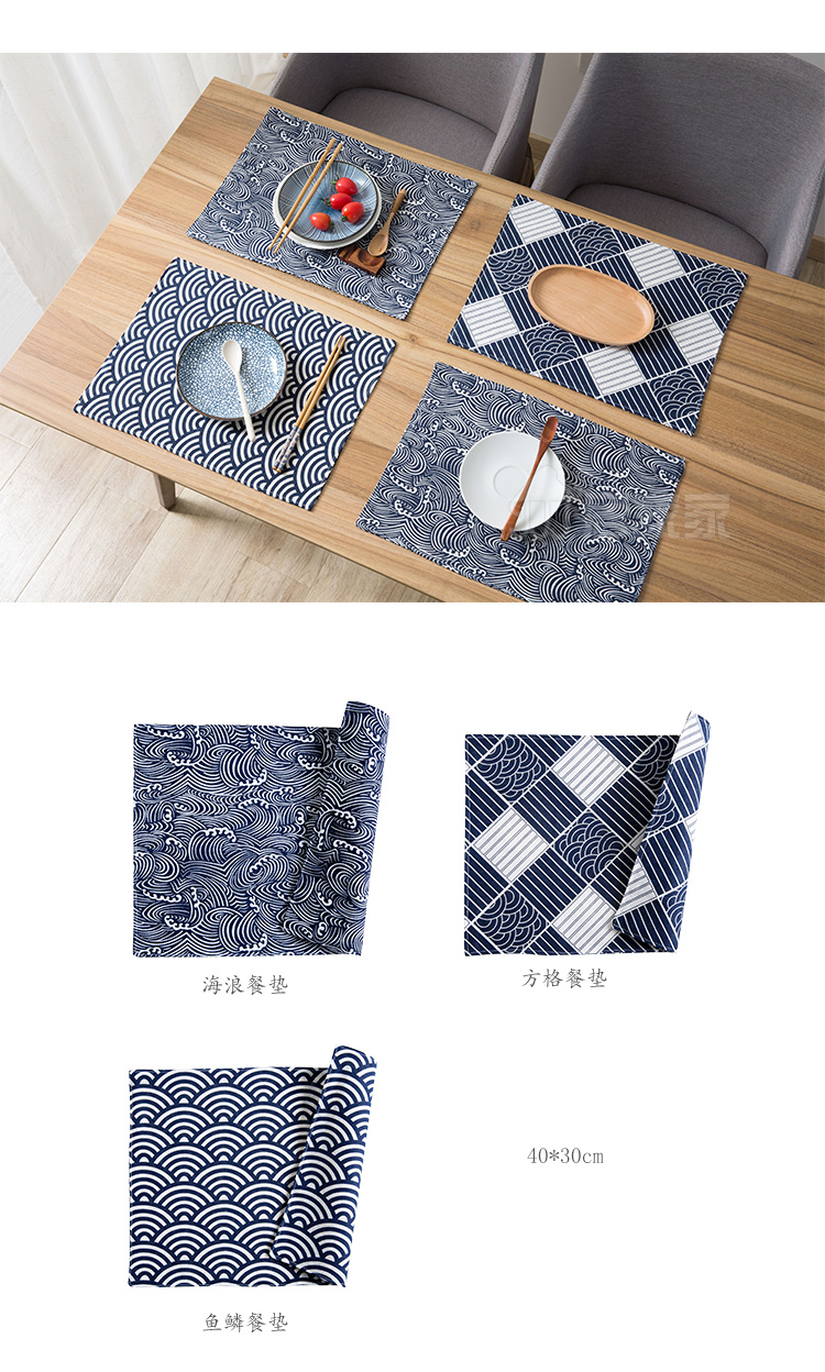 Nhà nhà đôi totem placemat nhà bông lanh cách nhiệt pad vải hình chữ nhật chống nóng pad phía tây bảng mat bảng mat