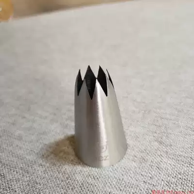 大号3cm 8齿直齿星型裱花嘴奶油曲奇嘴蛋白糖不锈钢裱花嘴