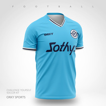 ORKY Wokai football suit men's light board training suit jersey custom team uniform short sleeve sports printing