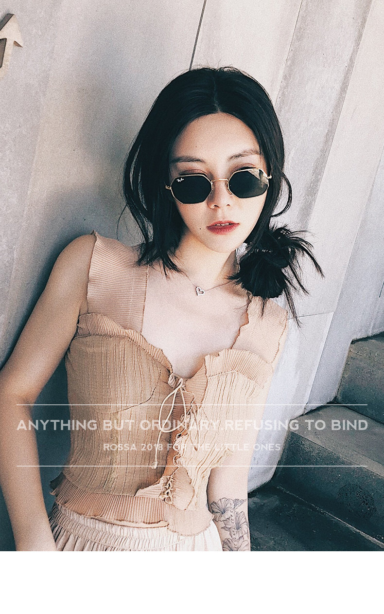 Châu Âu và Hoa Kỳ retro polygon hộp nhỏ kính râm siêu lửa kính râm nam và nữ thủy triều hip-hop cá tính phong cách Hồng Kông kính râm nữ chính hãng