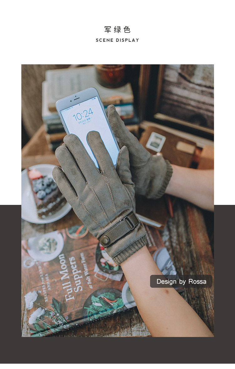 Gants pour homme en velours - Ref 2781700 Image 20
