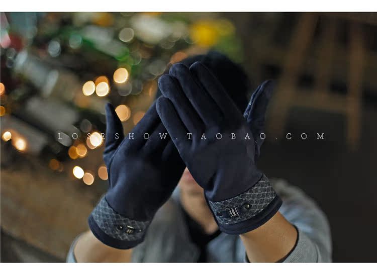 Gants pour homme en velours - Ref 2782585 Image 10