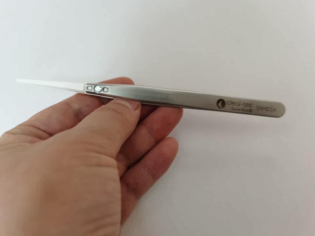 Swiss ideal-tek tweezers 2AMZ SA ceramic head tweezers