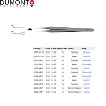 Dumont animal dissection tweezers 0203-4-PO precision surgical forceps 0203-4-PS microforceps