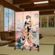 Màn hình đơn giản thời trang gấp đơn giản hiện đại Nhật Bản màn hình gấp phòng khách nhà hàng vải di động - Màn hình / Cửa sổ vách ngăn cầu thang gỗ đẹp
