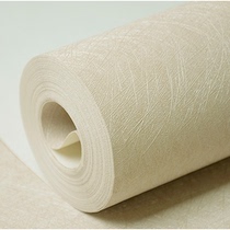 Modern simple silk wallpaper light color pure white PVC wallpaper living room bedroom beige light gray