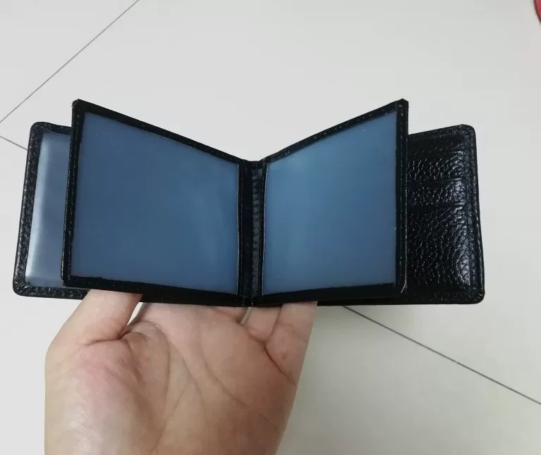 High cost -effective leather driving permit Multi -card multi -live pages 5 grid transparency small driving strong recommendation certificate package