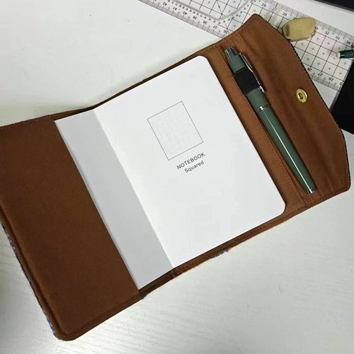 Harris шерсть A6 справочник с фиксированными страницами Harris твидовый блокнот расписание дневник ретро справочник