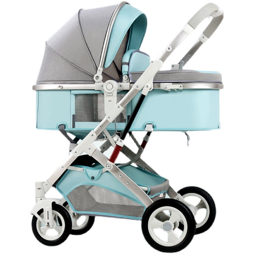 Колыбель для новорожденных, складная детская амортизирующая коляска с сидением, можно сидеть и лежать