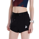 Women's racing three-point track and field pants can be stored