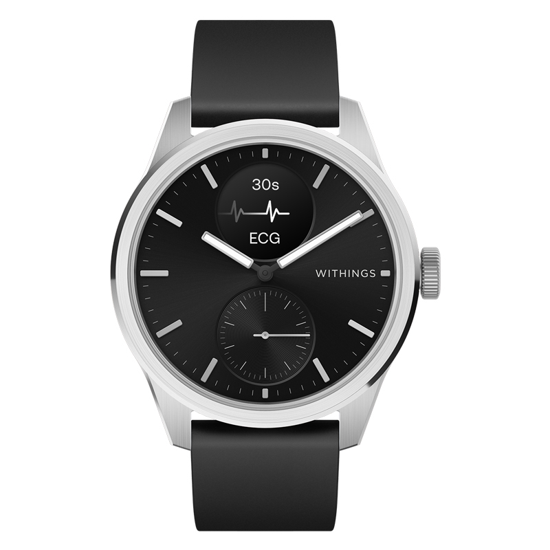 French Imported Withings Scanwatch2 Smart Watch with Body Temperature, Heart Rate, Blood Oxygen, Sleep and Breathing Monitoring