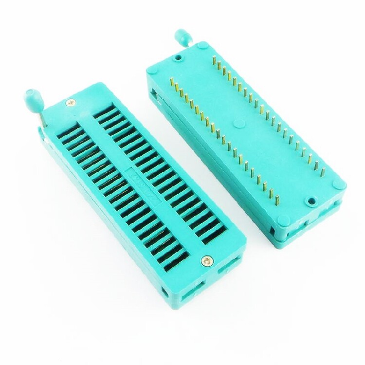 40P locking seat Narrow body IC movable seat Single chip base 40 feet integrated socket DIY electronic accessories