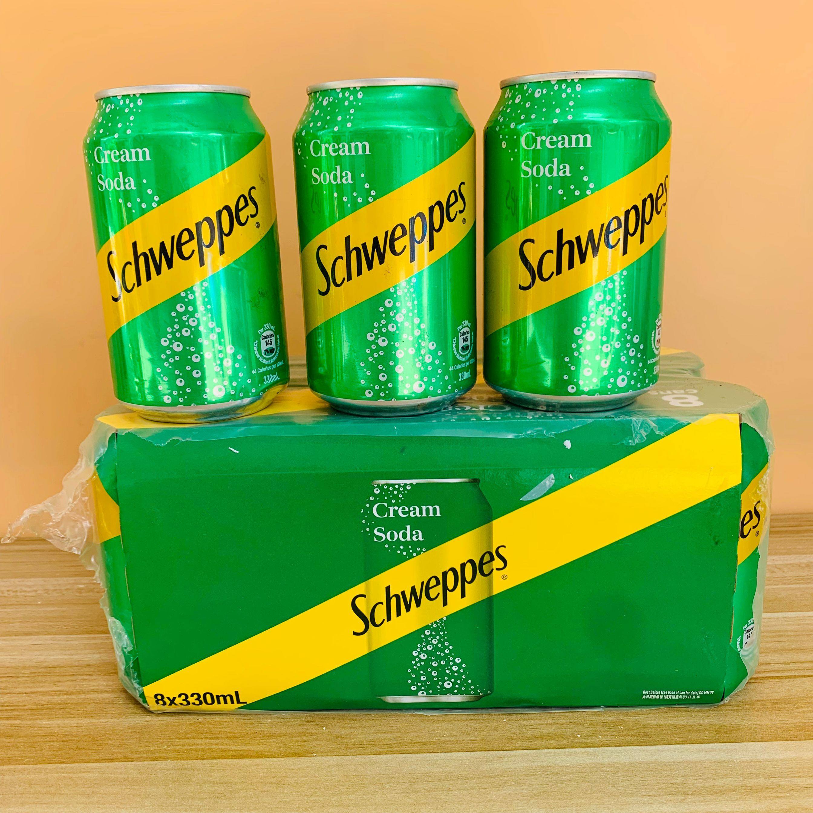 Hong Kong Imports Yuquan Cream Soda Cream Flavor Soda Drink 330mlx8 Pins