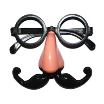 Halloween whole person funny glasses clown funny glasses beard props fake nose beard funny beard