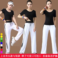 Комплект, летний спортивный костюм для спортзала, короткий рукав