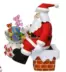 Full 68 Giáng sinh Santa Claus túi quà tặng ống khói Mô hình giấy 3D không thành phẩm tự làm với mô tả giấy - Mô hình giấy