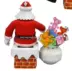 Full 68 Giáng sinh Santa Claus túi quà tặng ống khói Mô hình giấy 3D không thành phẩm tự làm với mô tả giấy - Mô hình giấy