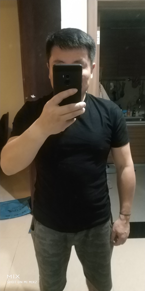 劲霸短袖修身版纯棉净色基础款男士衣服短袖T恤!