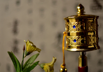 品牌直销：“嘛呢括罗”观音心咒大号轴承版手摇转经轮