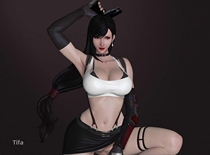 Heat GK custom non-Lingshi Ada King Tifa double front page 1 4 statue model hand