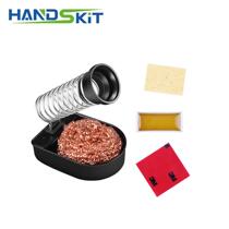 New electric soldering iron head cleaner cleaning ball wire ball cleaning device with base to remove tin net to remove tin ball