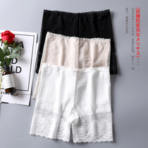 Upscale true silk anti-walking light women safety pants plus gear 30% insurance shorts slim down mulberry silk lace underpants