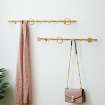 Clothes key storage hook Home wrought iron entry door entrance wall coat hook Wall hanging coat rack storage rack