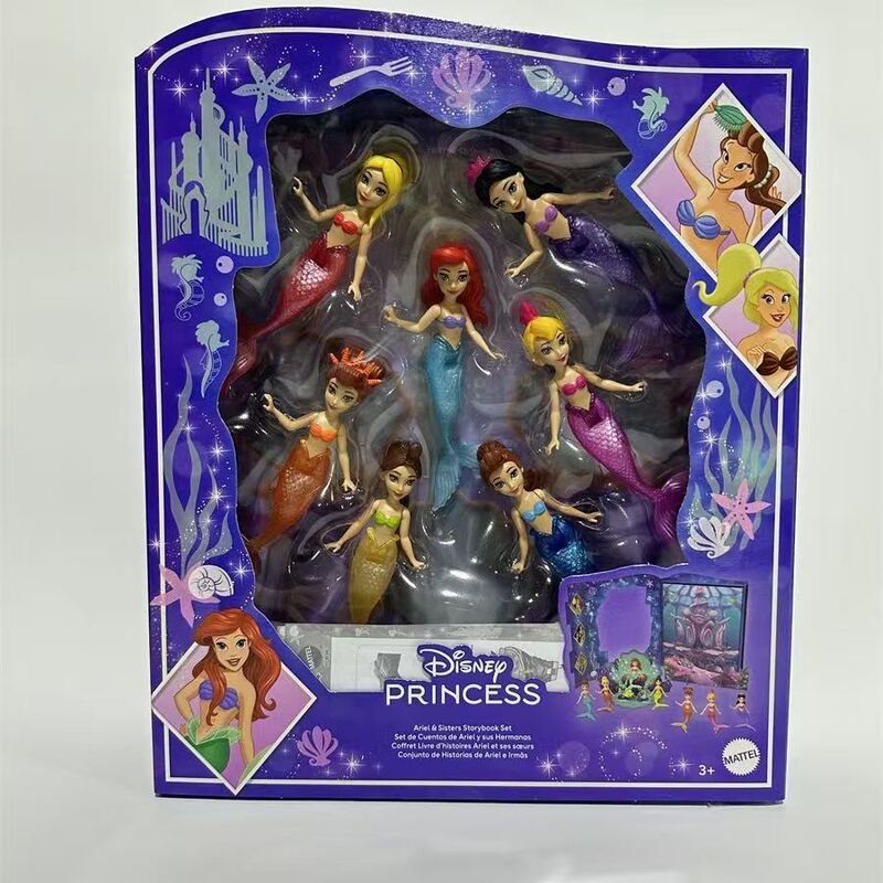 Barbie Disney Mermaid Ariel Princess and Sisters Story Set Girls Toy Hlw96